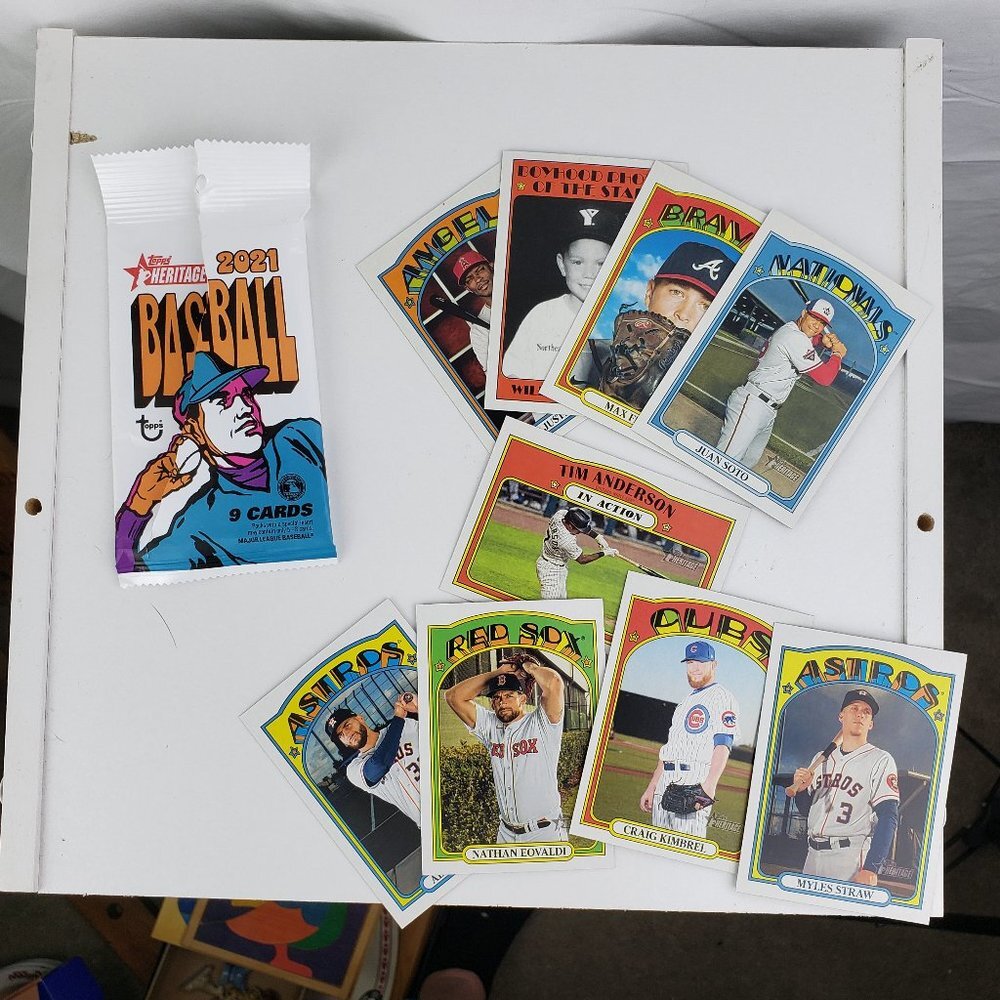 Topps 2021 Heritage 9 Baseball Cards